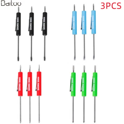 3X Mini Screwdriver Flat Tip with Phillips Top and Pocket Clip Same as Snap-on - Image 1 of 4