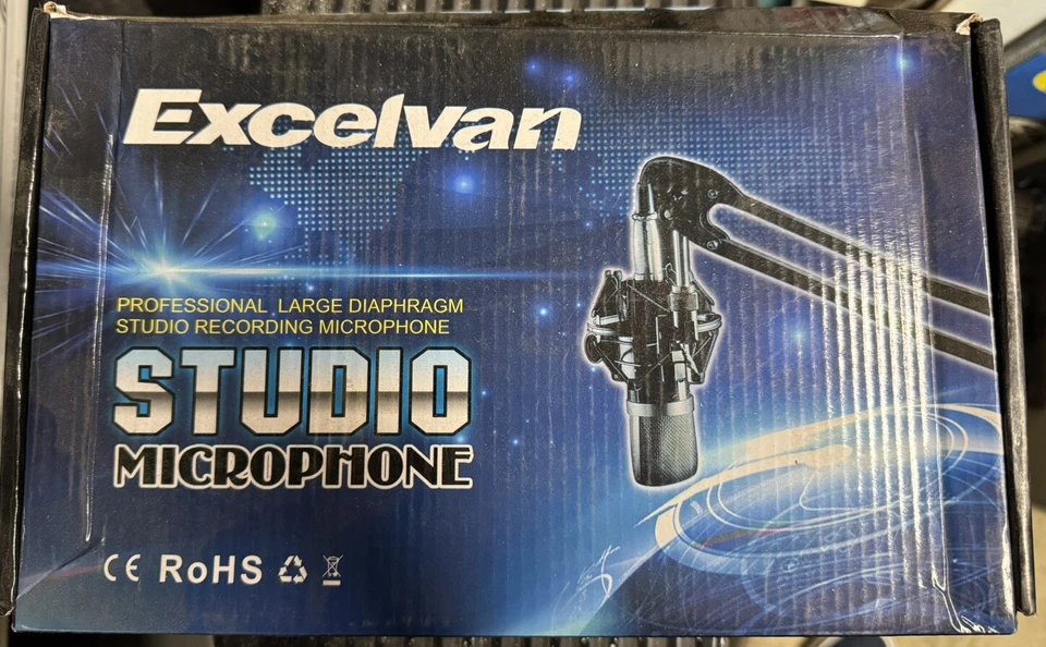 Excelvan Studio Condenser Microphone Model BM-800 open box New - Image 1 of 1