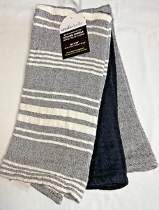 STUDIO BELLE KITCHEN TOWELS (3) BLUSH GREEN GRAY DIAMONDS 18 X 26 COTTON NIP - Picture 1 of 3