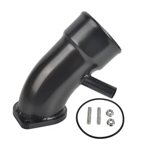 3.5" Black Stainless Turbo Intake Horn Kit For 2017-2019 GM 6.6L L5P Duramax - Foto 1 di 12