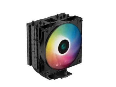 DeepCool AG400 BK ARGB Single-Tower CPU Cooler, 120mm Static ARGB Fan, Direct-To - Image 1 of 3