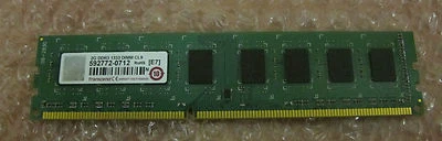 Transcend 2GB DDR3 1333 DIMM CL9 RAM Memory Module - 592772-0712 - Image 1 of 2