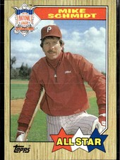 1987 Topps #597 Mike Schmidt NM/MT+