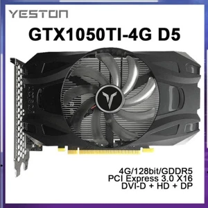 Tarjeta gráfica ESTON GTX1050Ti-4G D5 3.0 X16 GDDR5 4G 128Bit con ventilador de refrigeración - Imagen 1 de 9