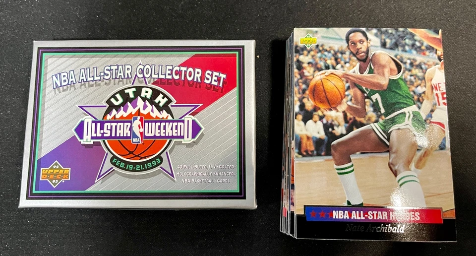 1992-93 Upper Deck NBA All-Stars Basketball Cards 1-40 (NM) - Complete Your Set - Image 1 of 1