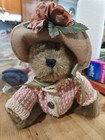 Boyds Bears Other 8 In Boyds Bear Mrs. Mertz With Big Flower Hat And Pink.