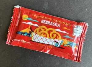 Nebraska United States of Saucemerica Heinz Ketchup full unopened packet 🍅 - Picture 1 of 2