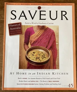Saveur Magazine A World of Authentic Cuisine Issue #45 September/October 2000 - Picture 1 of 3