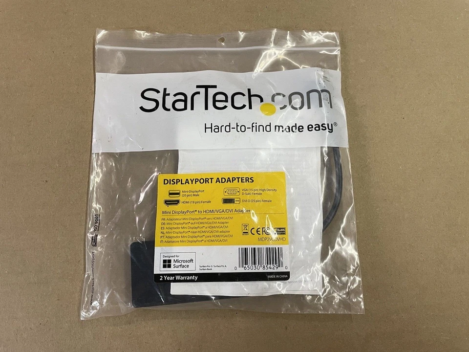 StarTech Mini Display Port to HDMI/VGA/DVI Adapter MDP2VGDVHD - Image 1 of 3