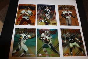 1997 Topps Finest Promotional Sample Football Cards 6 different - Bild 1 von 14