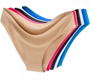 6 Pack Women’s Seamless Bikini Invisible Panties Silky Underwear Size S - Picture 1 of 8