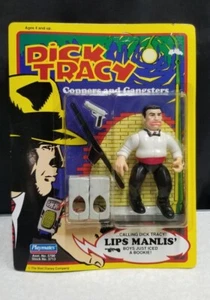1990 Playmates Dick Tracy Coppers And Gangsters Lips Manlis' 4.5" Figure NEW - Picture 1 of 5
