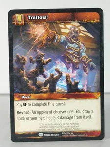 ¡Traidores! - Tomb of the Forgotten - 201/202 - Singles - WoW TCG - C - Imagen 1 de 12