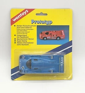 WENCO Wentoys die cast Modell Auto ,,Prototyp,, blau mit Rückzugmotor Neu in OVP - Bild 1 von 2