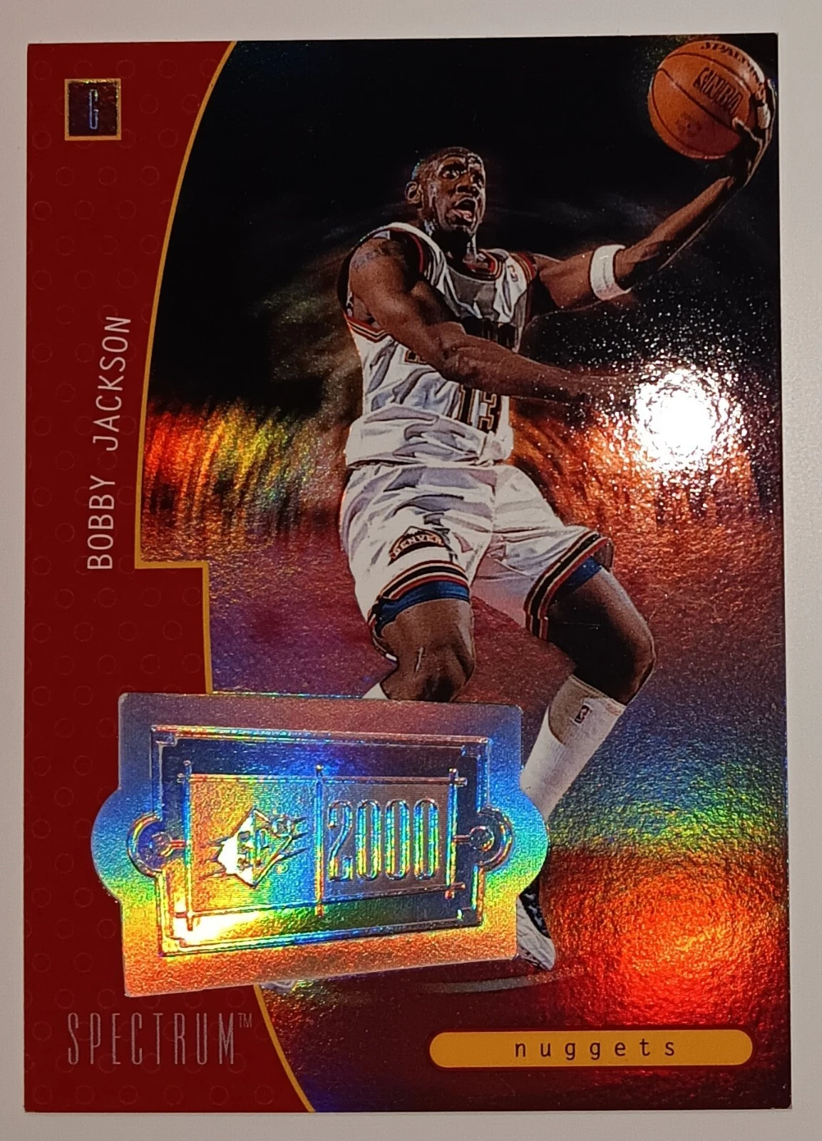 1998-99 Spx Finite 2000 Spectrum Bobby Jackson 34/75, Denver Nuggets
