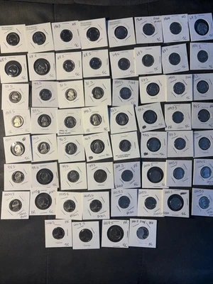 1968-2010-S Jefferson Nickel Choice to Gem Proof Condition (Lot Of 60 Coins) UNC - Image 1 of 4