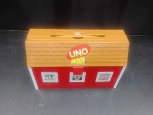 2008 MATTEL UNO MOO BARNYARD FARM ANIMALS MATCHING GAME WITH CARRY CASE - Picture 1 of 7