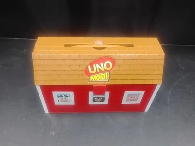 2008 MATTEL UNO MOO BARNYARD FARM ANIMALS MATCHING GAME WITH CARRY CASE - Image 1 of 4