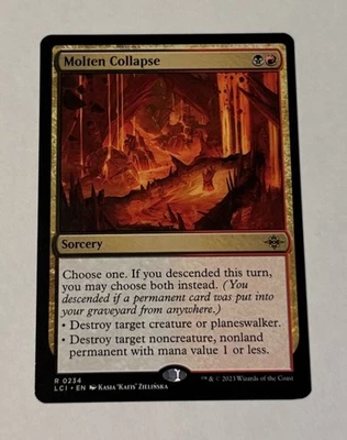 MTG Molten Collapse -The Lost Caverns of Ixalan LP - Image 1 of 2