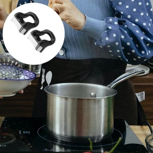 Mango de olla a presión extraíble antideslizante desmontable resistente al calor 2 piezas - Imagen 1 de 12