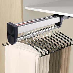 Ausziehbare Dienerstangen für Schränke Kleiderbügelstange ausziehbar schwer... - Bild 1 von 7