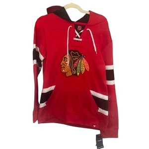 Chicago Blackhawks NHL Hoodie Herren Medium Neu mit Etikett rot Fan sportlich - Bild 1 von 6