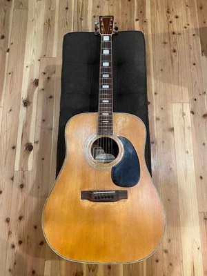 Rare Guitare Acoustique Tomson D-38 Japon Vintage Kiso Suzuki - Photo 1/4