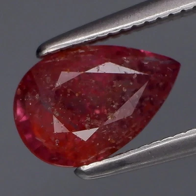 1.65 Ct Natural Pink Sapphire Tanzania Unheated Pear Shape Loose Gemstone - Image 1 of 2