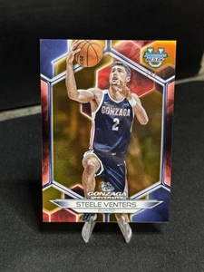 Steele Venters 2023-24 Bowman Best University Gold Refractor /50 Gonzaga #23 - Picture 1 of 2