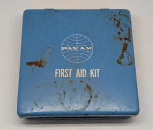 Kit de primeros auxilios Pan Am de colección para vuelos con un vendaje sellado y un kit de trauma VER DES - Imagen 1 de 23