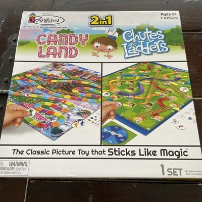 Colorforms 2 in 1 Candy land Chutes and Ladders  New - Image 1 of 4