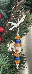 Handgefertigte New York Mets Ornament-Perlen MLB Fan Geschenk-Baseball Dekor - Bild 1 von 4