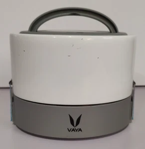 Vaya Hot Tyffyn 600mL White Stainless Steel Dbl Container Lunch Box BPA Free - Picture 1 of 10