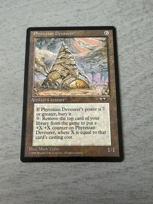Phyrexian Devourer Magic the Gathering Alliances Regular Card, Excellent Con. - Image 1 of 2