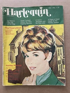 Vintage 1973 HARLEQUIN Newsletter Magazine #7 Cover Art Bern Smith Romance #1367 - Picture 1 of 5