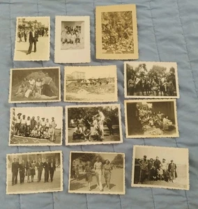 12x Photos Jewish Judaica 1940s WW2 Bulgaria Public Forced service work order - Picture 1 of 15
