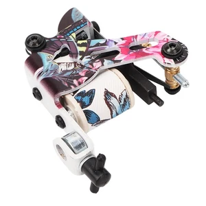 Coil Tattoo Machine Professional Salon Alloy 10 Wraps Coil Liner Shader Tatt ISP - Picture 1 of 12