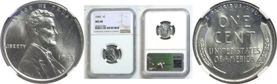 1943 1C Lincoln Cent NGC MS-68 - Image 1 of 3