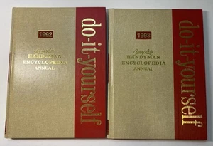 Vintage Complete Handyman Encyclopedia Annual "Do-it-Yourself" 1992 & 1993 - Bild 1 von 4