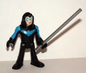 Imaginext NIGHTWING 3" Figure Variant w/Staff New Loose Super Friends Batman - Picture 1 of 5