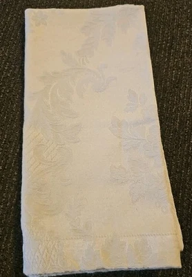 Set of 4 Ivory Waterford Napkins Cotton Blend 20"x20"~ Machine Washable - Image 1 of 4