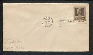 1940 American Social Activist Jane Addams Chicago Illinois FDC USA Stamp #878 - Picture 1 of 2
