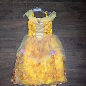 Neu ohne Etikett Disney Store Deluxe Belle Kostüm mit rosa Design Gr. 4 - Bild 1 von 6
