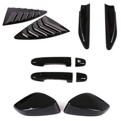 Kit de cubierta decorativa de moldura exterior negra para Toyota 86 Subaru BRZ 2012-21 Scion FR-S Foto 1 de 4