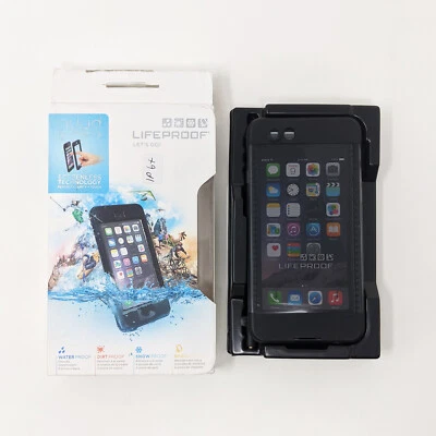 LiteProof Nuud Case for iPhone 6 Plus Water Proof Dirt Proof Shock Proof BLACK - Image 1 of 4