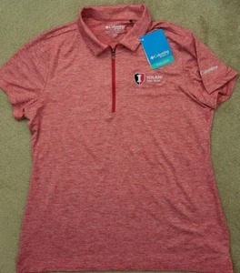Nueva Camisa de Golf para Mujer Columbia Iolani School Top Roja L Hawaii High School Nueva con Etiquetas - Imagen 1 de 2