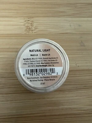 NEW SEALED I.D Bareminerals NATURAL LIGHT Well-lit / Back-lit - Image 1 of 2