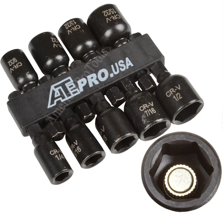 Nut Setter Magnetic Nut setter SAE 9 PC Set - Image 1 of 1