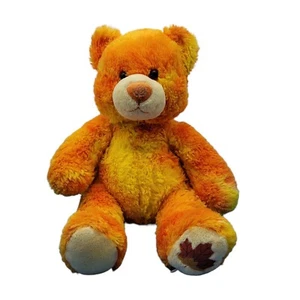 Build A Bear Four Seasons Herbstblatt glitzernd orange Teddy Plüschtier Stofftier  - Bild 1 von 6