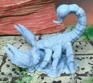 Figura mini miniatura de 28 mm Giant Desert Scorpion para juegos de rol de mesa D&D - Imagen 1 de 7